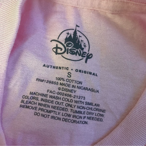 DISNEY PINK T-SHIRT FEELS GOOD TO BE HOME S - Picture 3 of 4